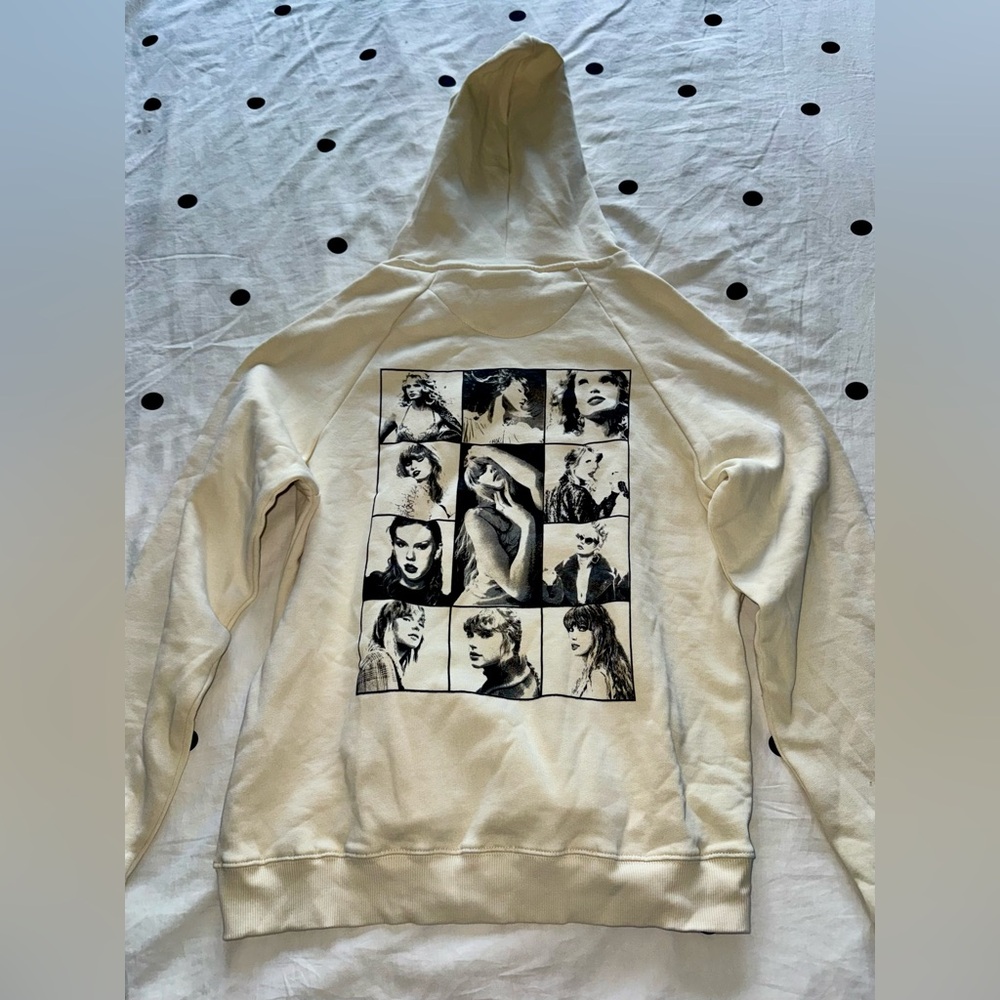Taylor Swift The Eras Tour beige hoodie